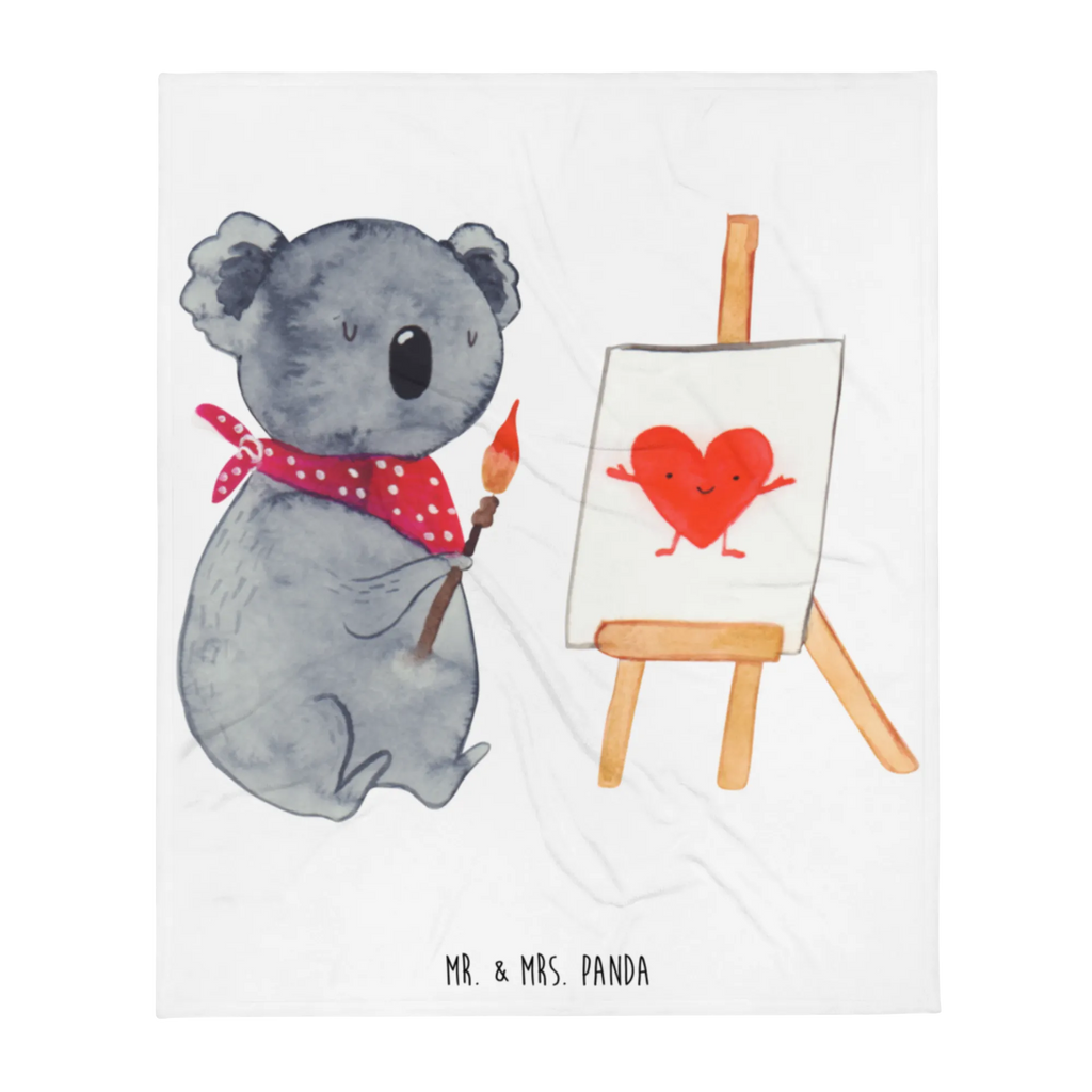 Blanket Koala bear Artist Sherpa blanket, plush blanket, snuggle blanket, fleece blanket, cozy blanket, throw blanket, warm blanket, sofa throw, Koala, artist, love, drawing, feelings, proof of love, love gift