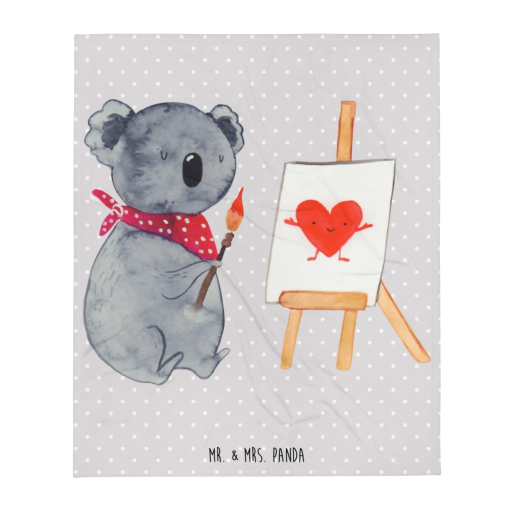 Blanket Koala bear Artist Sherpa blanket, plush blanket, snuggle blanket, fleece blanket, cozy blanket, throw blanket, warm blanket, sofa throw, Koala, artist, love, drawing, feelings, proof of love, love gift