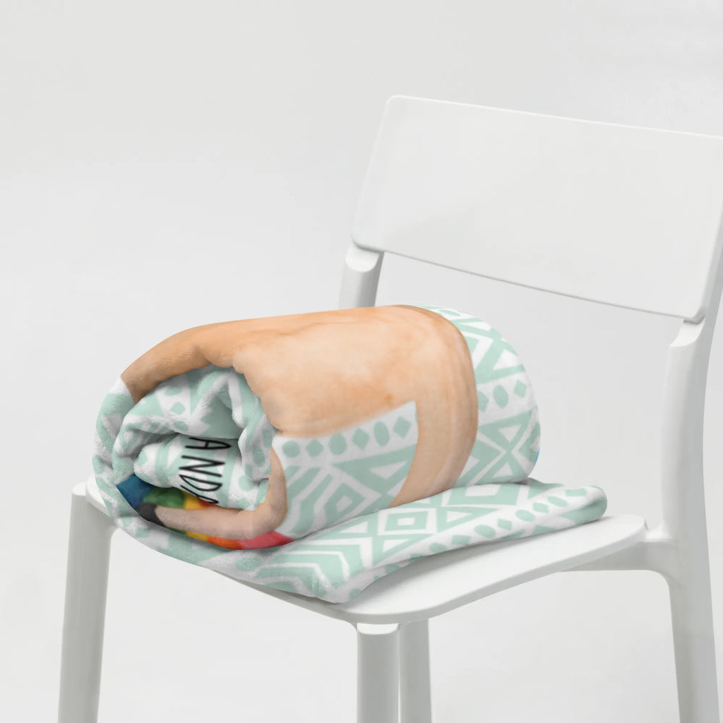 Koc lama tęcza Lama, Alpaka