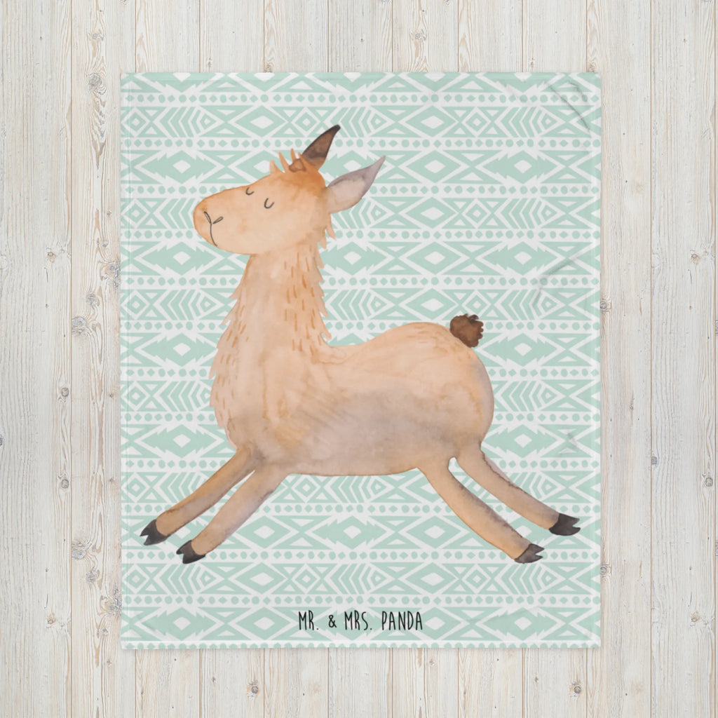 Koc lama Skakanie Wolldecke, Sofadecke, Tagesdecke, Decke, Wohndecke, Lama, Alpaka, Lamas, fröhlich, guten Morgen, Neustart, Freundin, Start, Abitur, Happy day, Liebeskummer, Prüfung, Lieblingstag, Glück