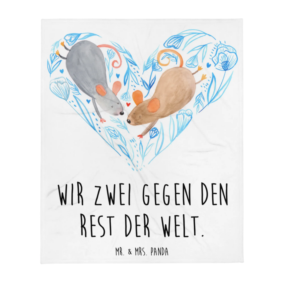 Blanket Mice heart gift for her, gift for him, anniversary gift, Loving, Two, Together, Marriage, Proposal of marriage, Love gift, proof of love, love message, anniversary, love gift, favourite person, gift for two, mice, mouse, togetherness, wedding
