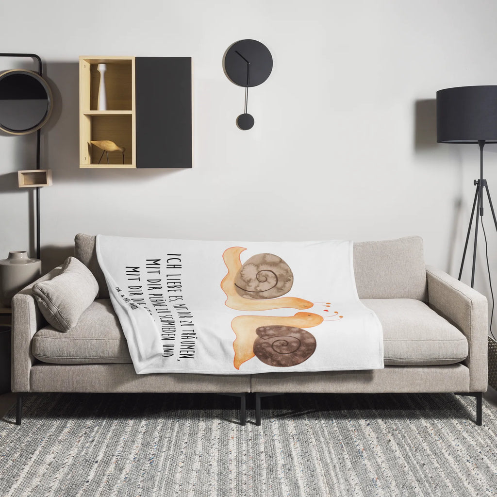 Kuscheldecke Schnecken Liebe Sofadecke, Wolldecke, Decke, Wohndecke, Tagesdecke, Liebe, Partner, Freund, Freundin, Ehemann, Ehefrau, Heiraten, Verlobung, Heiratsantrag, Liebesgeschenk, Jahrestag, Hocheitstag
