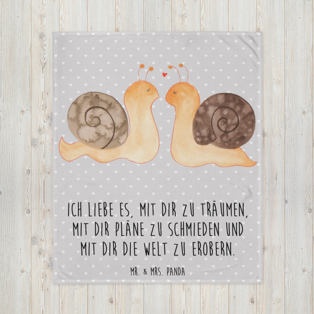 Kuscheldecke Schnecken Liebe Sofadecke, Wolldecke, Decke, Wohndecke, Tagesdecke, Liebe, Partner, Freund, Freundin, Ehemann, Ehefrau, Heiraten, Verlobung, Heiratsantrag, Liebesgeschenk, Jahrestag, Hocheitstag