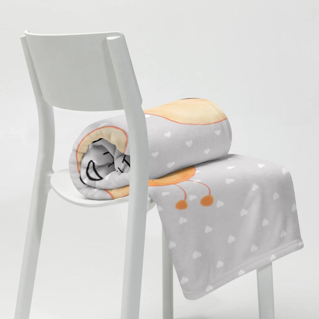 Kuscheldecke Schnecken Liebe Sofadecke, Wolldecke, Decke, Wohndecke, Tagesdecke, Liebe, Partner, Freund, Freundin, Ehemann, Ehefrau, Heiraten, Verlobung, Heiratsantrag, Liebesgeschenk, Jahrestag, Hocheitstag