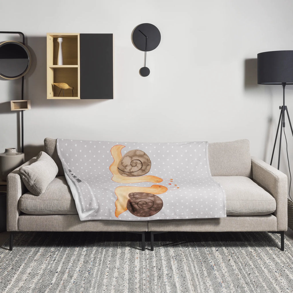 Kuscheldecke Schnecken Liebe Sofadecke, Wolldecke, Decke, Wohndecke, Tagesdecke, Liebe, Partner, Freund, Freundin, Ehemann, Ehefrau, Heiraten, Verlobung, Heiratsantrag, Liebesgeschenk, Jahrestag, Hocheitstag