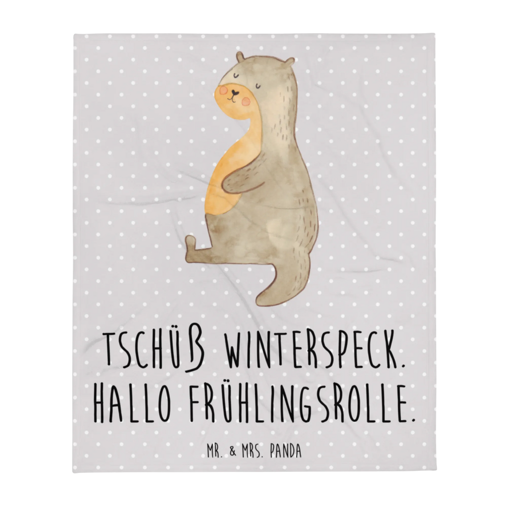 Kuscheldecke Otter Bauch Decke, Wolldecke, Sofadecke, Tagesdecke, Wohndecke, Otter, Fischotter, Seeotter, Otter Seeotter See Otter