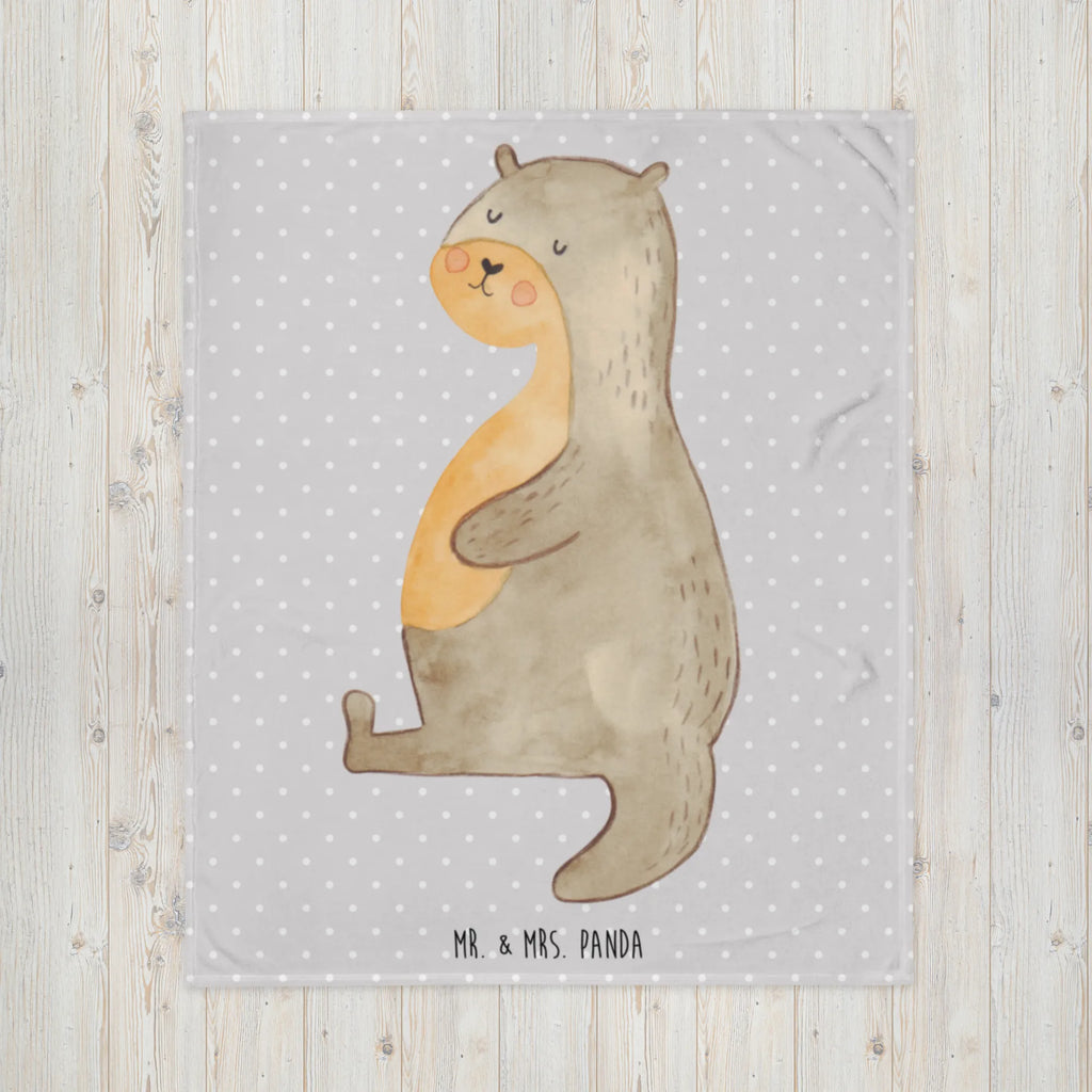 Kuscheldecke Otter Bauch Decke, Wolldecke, Sofadecke, Tagesdecke, Wohndecke, Otter, Fischotter, Seeotter, Otter Seeotter See Otter