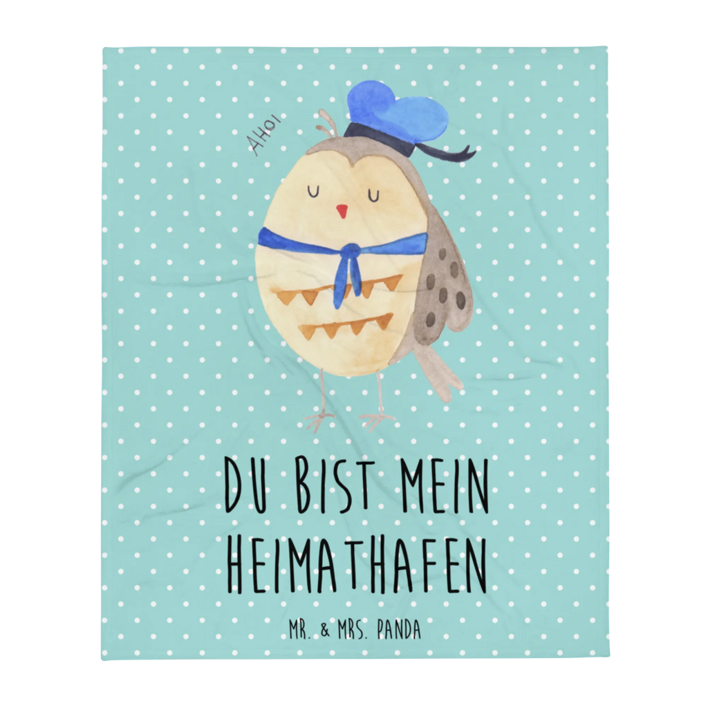 Blanket Owl sailor Gemütlich, Jahrestagsgeschenk, Kuschelfleecedecke, Entspannen, Fleecedecke, Wohndecke, Mikrofaser Decke, Dekoration, Sofadecke, Dekodecke, Wohnzimmerdecke, Kuscheldecke XXL, Weihnachtsgeschenk, Kinderdecke, Decke, Tagesdecke, Wolldecke, Schmusedecke, Eule, Eule Deko, Owl, Seefahrer, Freundin, Heimathafen, Ehe, Hochzeitstag Geschenk, Matrose, Eule Spruch, Wortspiel Lustig