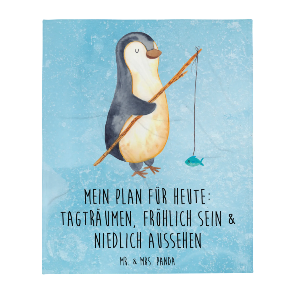 Kuscheldecke Pinguin Angler Decke, Sofadecke, Wolldecke, Wohndecke, Tagesdecke, Pinguin, Geschenk, Angler, Tagesplan, Planer, Pinguine, Plan, Tagträume, Wochenende, Geschenkidee, Freundinnen, Angeln, Motivation, Urlaub, Hobby, Neustart