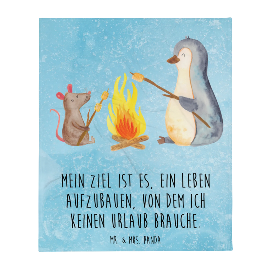 Blanket Penguin campfire cozy blanket, sofa throw, Sherpa blanket, warm blanket, plush blanket, fleece blanket, snuggle blanket, throw blanket, Penguin, North Pole, Winter, Penguins, life, new start, marshmallows, barbecue, motivation, life motto, everyday office life, office, work, fire, campfire, life motivation, love, penguins, job, mouse