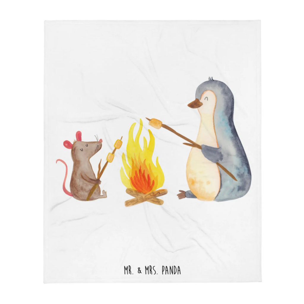 Blanket Penguin campfire cozy blanket, sofa throw, Sherpa blanket, warm blanket, plush blanket, fleece blanket, snuggle blanket, throw blanket, Penguin, North Pole, Winter, Penguins, life, new start, marshmallows, barbecue, motivation, life motto, everyday office life, office, work, fire, campfire, life motivation, love, penguins, job, mouse