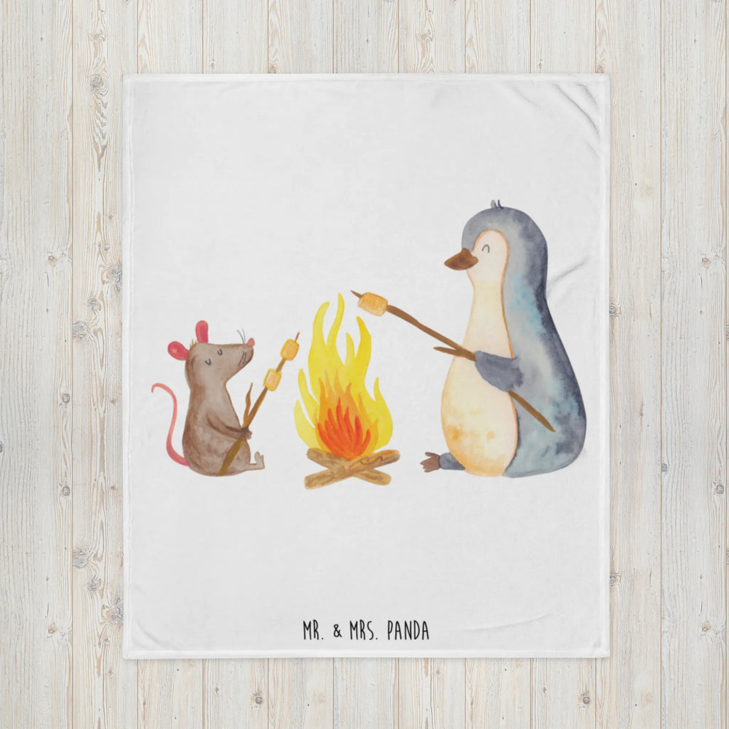 Blanket Penguin campfire cozy blanket, sofa throw, Sherpa blanket, warm blanket, plush blanket, fleece blanket, snuggle blanket, throw blanket, Penguin, North Pole, Winter, Penguins, life, new start, marshmallows, barbecue, motivation, life motto, everyday office life, office, work, fire, campfire, life motivation, love, penguins, job, mouse