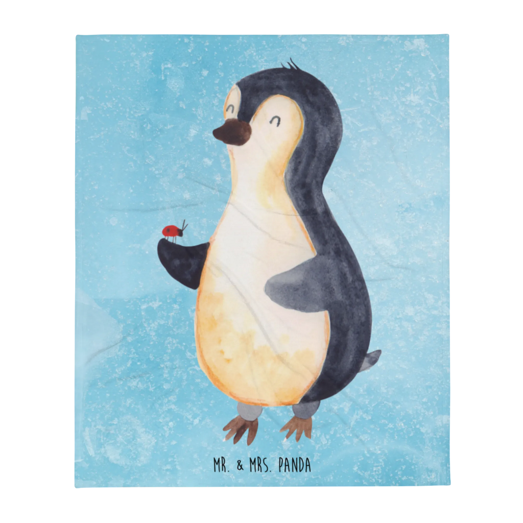 Kuscheldecke Pinguin Marienkäfer Wolldecke, Sofadecke, Decke, Wohndecke, Tagesdecke, Pinguin, Marienkäfer, Liebe, Lebensfreude, Glück, Freude, Pinguine, Wunder