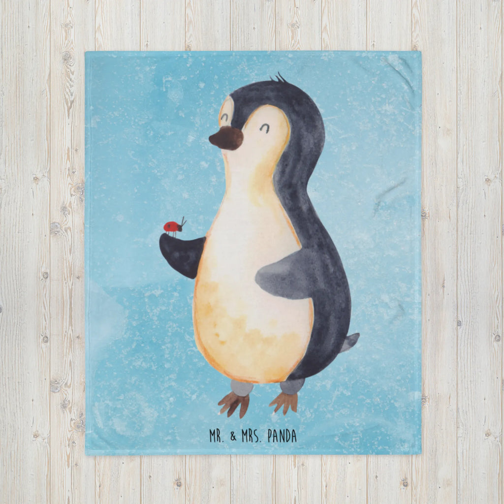 Kuscheldecke Pinguin Marienkäfer Wolldecke, Sofadecke, Decke, Wohndecke, Tagesdecke, Pinguin, Marienkäfer, Liebe, Lebensfreude, Glück, Freude, Pinguine, Wunder