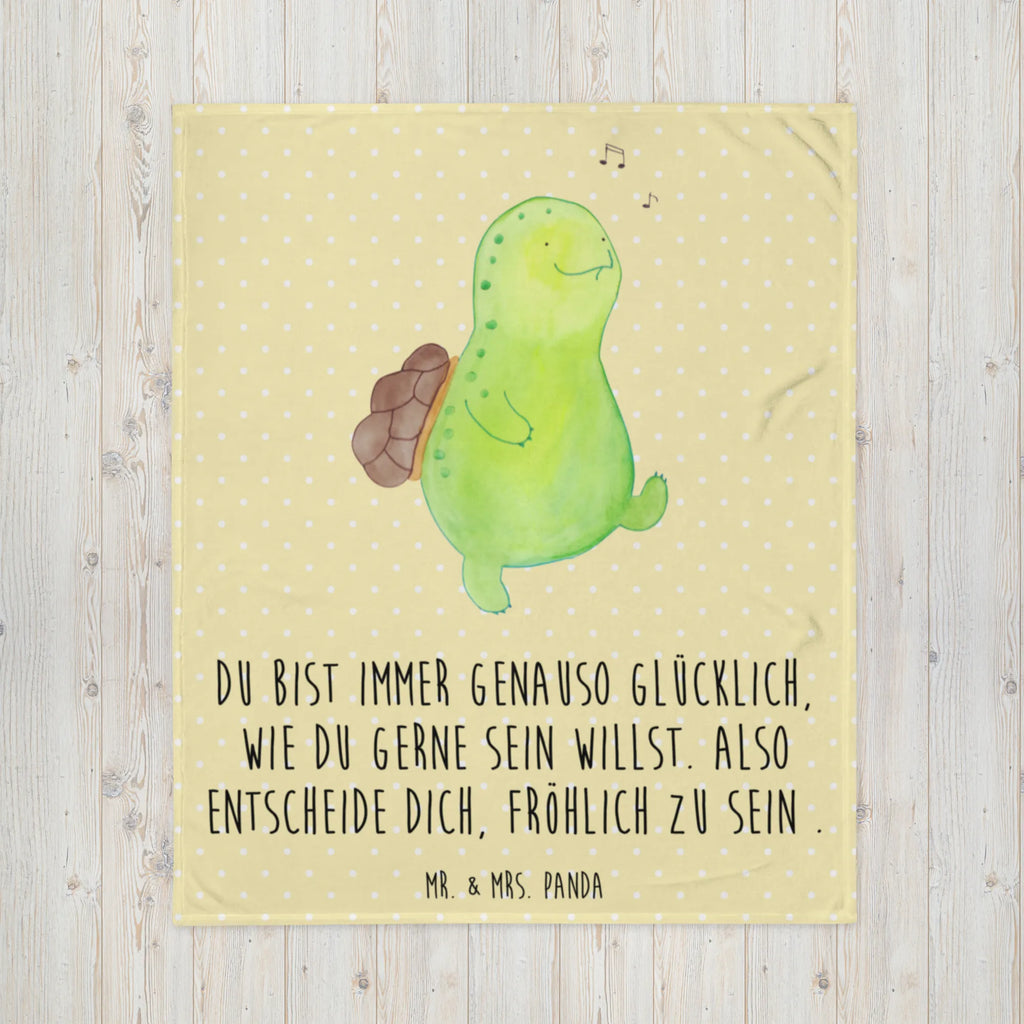 Koc żółw gwizdać Wolldecke, Wohndecke, Tagesdecke, Sofadecke, Decke, Schildkröte, Schildi, Neuanfang, Trennung, fröhlich, Lebensfreude, Glück, Depression, Motivation, Schildkröten