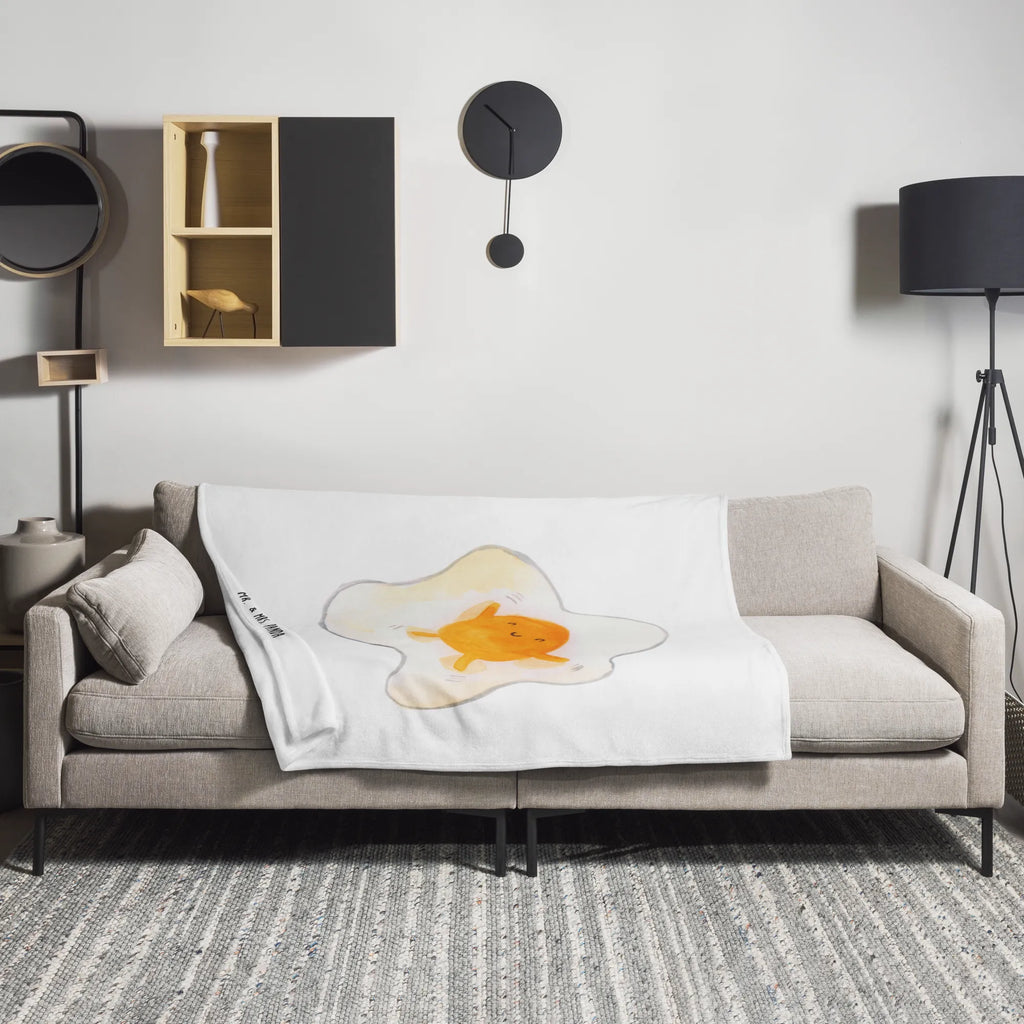 Blanket Fried egg egg Wohndecke, Decke, Wolldecke, Sofadecke, Tagesdecke, Tiermotive, Gute Laune, lustige Sprüche, Tiere, Schön, Spiegelei, Ei, Liebe, Glücklich, Tag