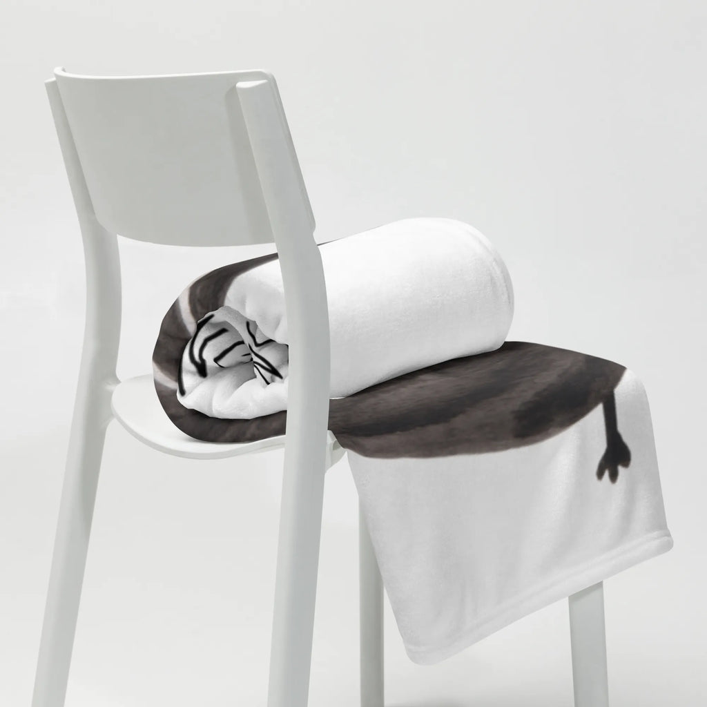 Blanket skunk ball Tagesdecke, Wolldecke, Decke, Sofadecke, Wohndecke, Stinktier, Skunk, Weisheit, verspielt, Stinki, Stinker, Raubtier, Wildtier