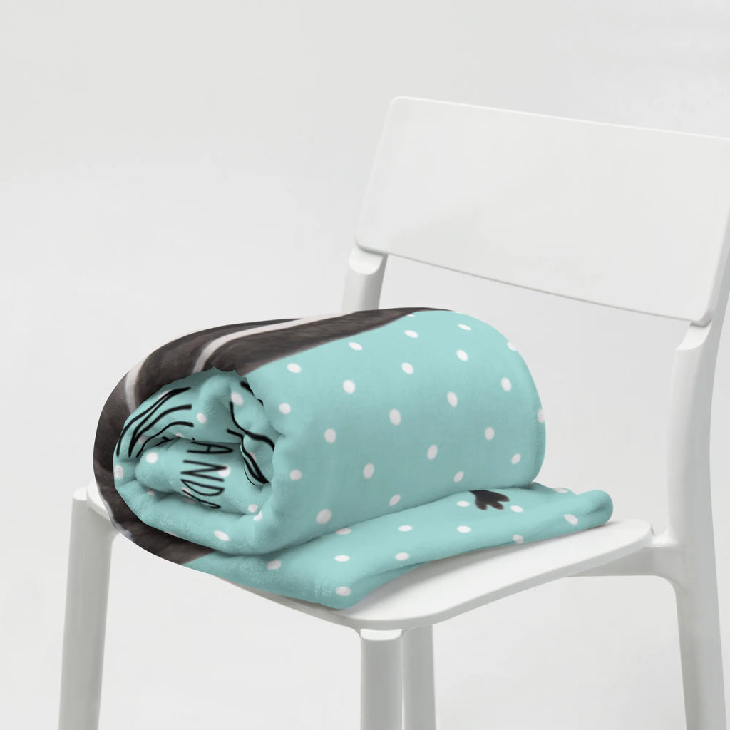 Blanket skunk ball Tagesdecke, Wolldecke, Decke, Sofadecke, Wohndecke, Stinktier, Skunk, Weisheit, verspielt, Stinki, Stinker, Raubtier, Wildtier