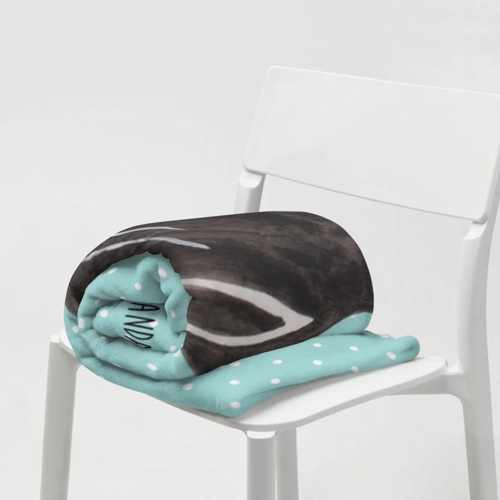 Blanket skunk ball Tagesdecke, Wolldecke, Decke, Sofadecke, Wohndecke, Stinktier, Skunk, Weisheit, verspielt, Stinki, Stinker, Raubtier, Wildtier