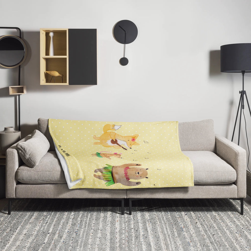 Blanket forest animals Aloha Kinderdecke, Fleecedecke, Decke, Entspannen, Wolldecke, Wohndecke, Kuschelfleecedecke, Dekodecke, Sofadecke, Jahrestagsgeschenk, Mikrofaser Decke, Gemütlich, Kuscheldecke XXL, Weihnachtsgeschenk, Wohnzimmerdecke, Dekoration, Schmusedecke, Tagesdecke, Lustige Sprüche, Tiere, Tiermotive, Gute Laune, Aloha, Wald, Leben, Tanzen, Igel, Waldtiere, Bär, Hase, Musik, Lachen