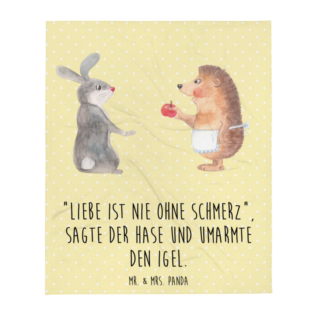 Blanket Hare Hedgehog Tagesdecke, Wolldecke, Wohndecke, Sofadecke, Decke, Tiermotive, Gute Laune, lustige Sprüche, Tiere, Liebe Spruch, Trennungsschmerz, Spruch romantisch, Herzschmerz, Trösten, Hase, Liebeskummer Geschenk, Igel, Igel und Hase