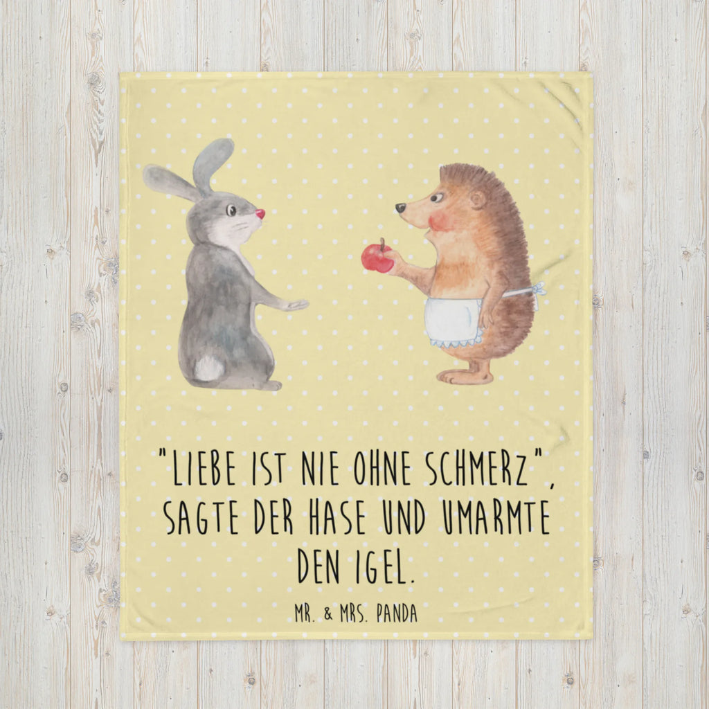 Blanket Hare Hedgehog Tagesdecke, Wolldecke, Wohndecke, Sofadecke, Decke, Tiermotive, Gute Laune, lustige Sprüche, Tiere, Liebe Spruch, Trennungsschmerz, Spruch romantisch, Herzschmerz, Trösten, Hase, Liebeskummer Geschenk, Igel, Igel und Hase