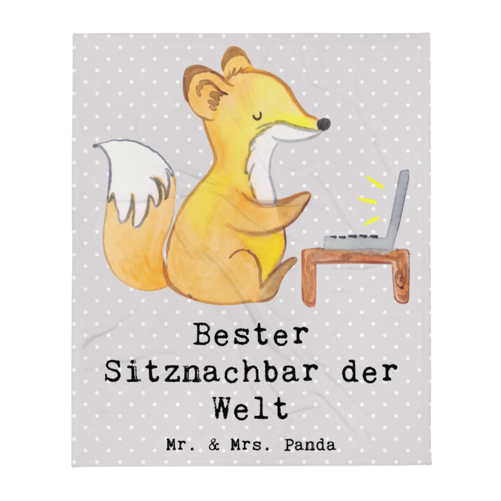 Blanket Fox Best seat neighbor in the world fleece blanket, Sherpa blanket, plush blanket, cozy blanket, sofa throw, snuggle blanket, warm blanket, throw blanket, for, thank you, gift, giving, birthday, birthday present, gift idea, souvenir, make you happy, gift tip, school, chair neighbor, classmate, neighbor, fellow student, seminar, table neighbor, university, college, Seat neighbor