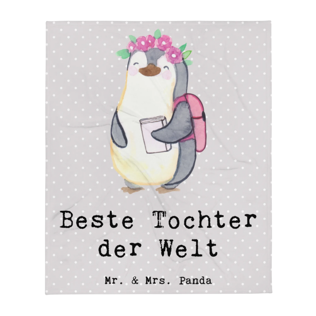 Blanket penguin best daughter in the world fleece blanket, sofa throw, snuggle blanket, warm blanket, throw blanket, plush blanket, cozy blanket, Sherpa blanket, for, thank you, gift, giving, birthday, birthday present, gift idea, souvenir, make you happy, gift tip, family, birth, father, child, little one, little daughter, mother, daughter, daughters, children, reward