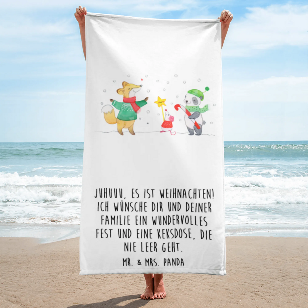 XL bath towel winter Christmas joy oversized towel, XL bath towel, spa towel, large beach towel, luxury bath sheet, extra large swim towel, Winter, Christmas, Christmas time, snow, christmas days, christmas, fir tree, christmas eve, winter, christmas tree, santa claus, fox, christmas time