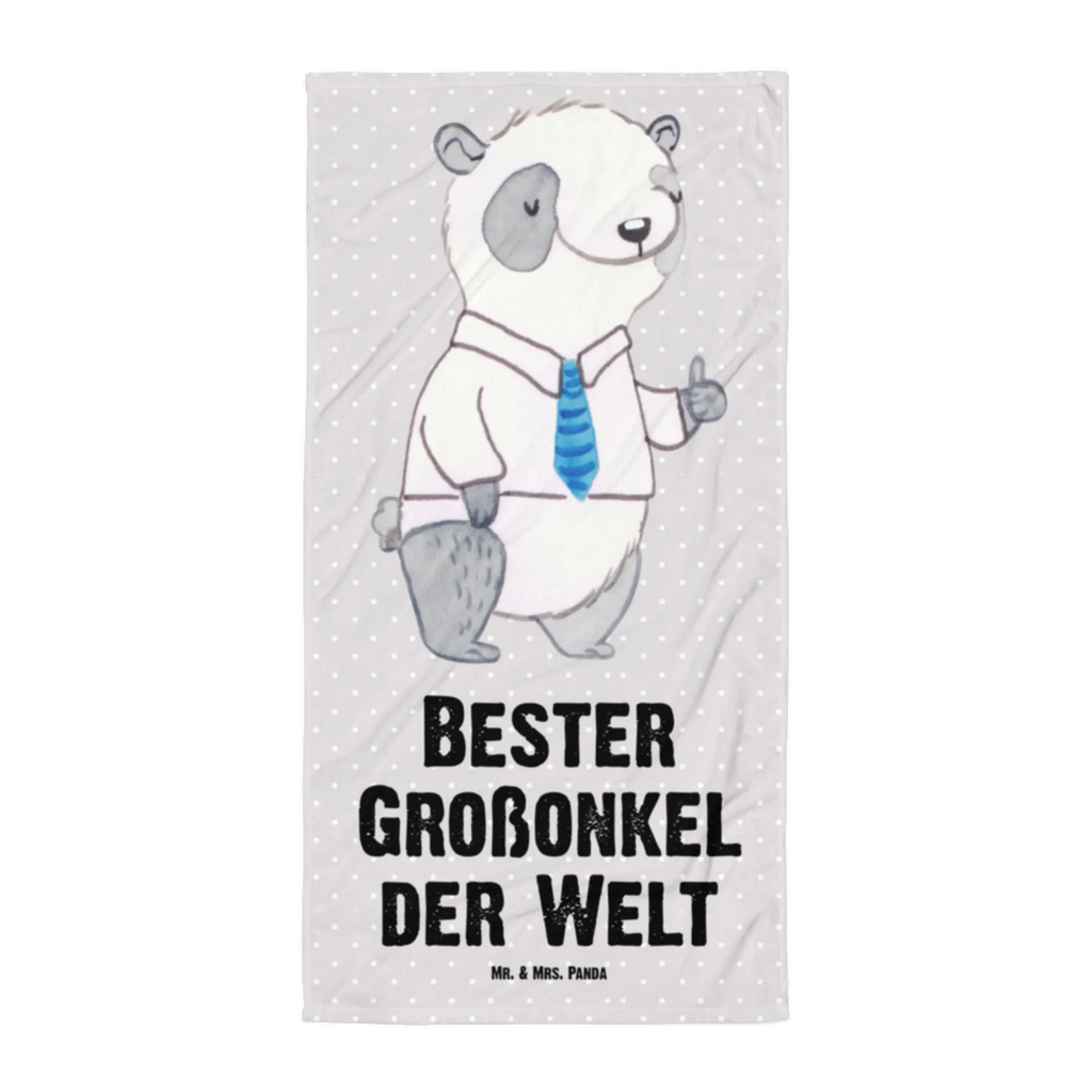 XL ręcznik kąpielowy Panda Najlepszy wielki wujek na świecie dla, Dziękuję, Prezent, Wręczyć, Urodziny, Prezent urodzinowy, Pomysł na prezent, Podziękować, Upominek, Sprawić radość, Tip na prezent