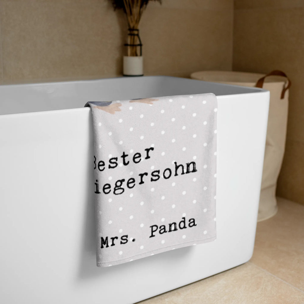 XL ręcznik kąpielowy pingwin Najlepszy zięć dla, Dziękuję, Prezent, Wręczyć, Urodziny, Prezent urodzinowy, Pomysł na prezent, Podziękować, Upominek, Sprawić radość, Tip na prezent