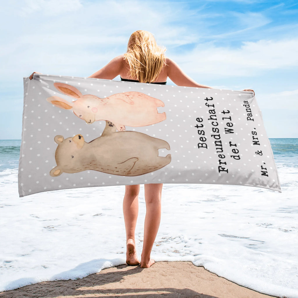 XL bath towel Hare Best Friendship in the World luxury bath sheet, spa towel, extra large swim towel, XL bath towel, oversized towel, large beach towel, for, thank you, gift, giving, birthday, birthday present, gift idea, souvenir, make you happy, gift tip, bff, clique, friends, bae, best friends, dude, boyfriend, friendship, girlfriend, friends for life