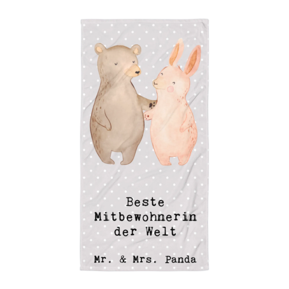 XL bath towel Hare Best roommate in the world gift, birthday, gift idea, birthday present, giving, thank you, for, make you happy, gift tip, flat share resident, flat share, Roommate