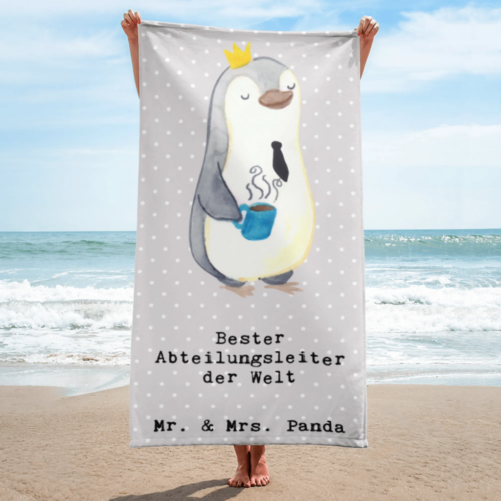 XL bath towel penguin Best department manager in the world XL bath towel, luxury bath sheet, extra large swim towel, large beach towel, spa towel, oversized towel, for, thank you, gift, giving, birthday, birthday present, gift idea, souvenir, make you happy, gift tip, farewell, superior, colleague, Head of department, manager, retirement, office, farewell gift, boss, work