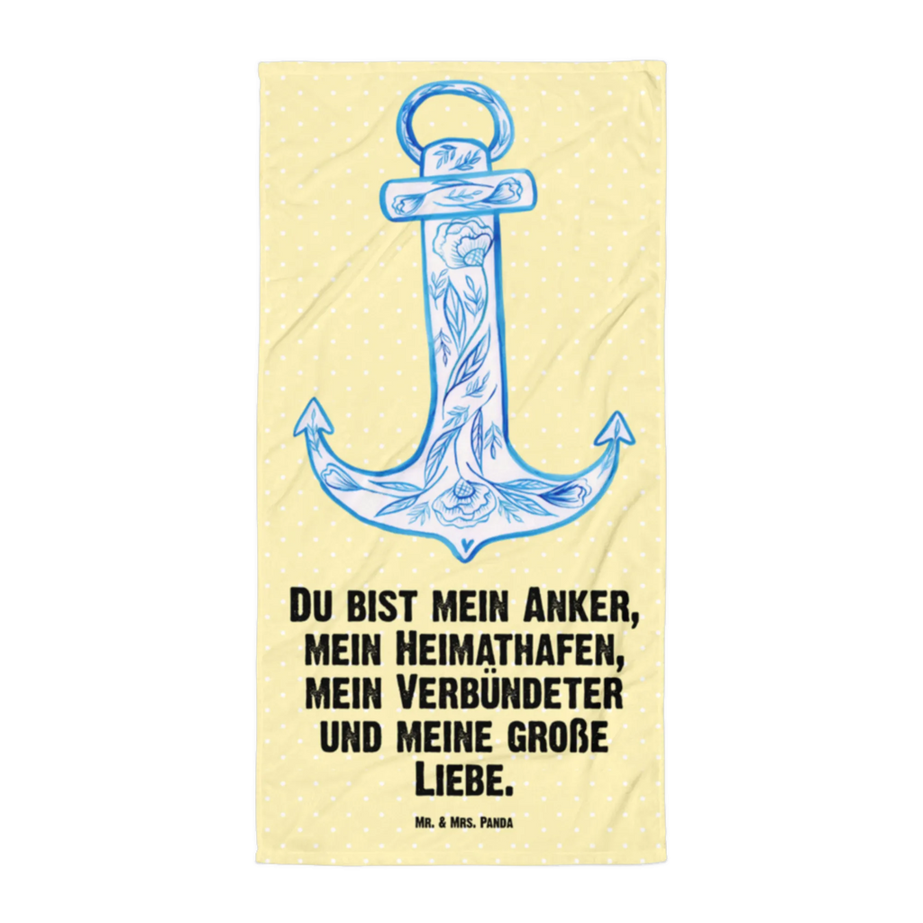 XL ręcznik kąpielowy kotwica Niebieski Motywy zwierzęce, dobra energia, zabawne powiedzonka, zwierzęta