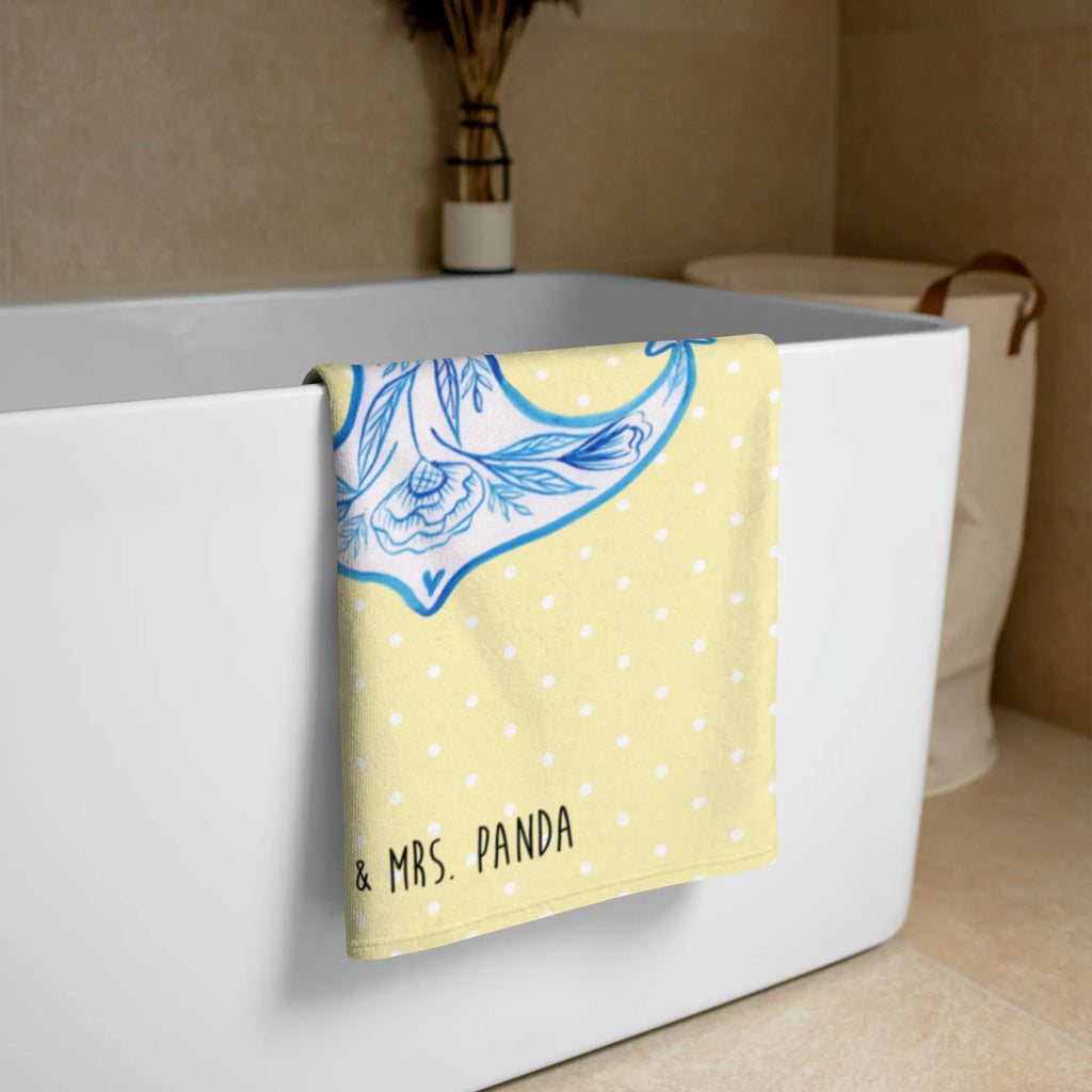 XL ręcznik kąpielowy kotwica Niebieski Motywy zwierzęce, dobra energia, zabawne powiedzonka, zwierzęta