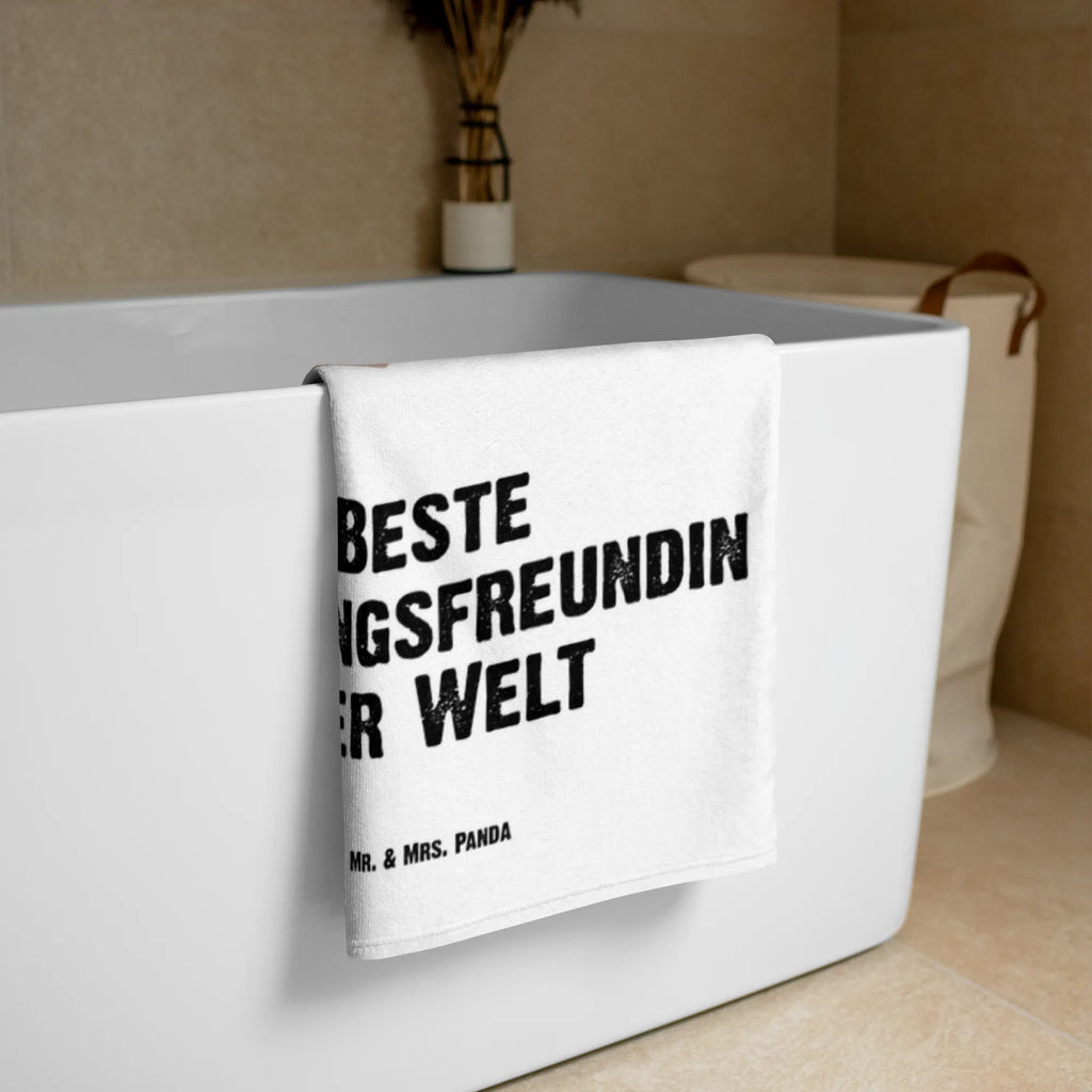 XL ręcznik kąpielowy Pingwin Najlepsza ulubiona przyjaciółka na świecie dla, Dziękuję, Prezent, Wręczyć, Urodziny, Prezent urodzinowy, Pomysł na prezent, Podziękować, Upominek, Sprawić radość, Tip na prezent