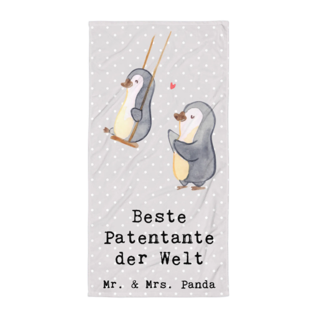 XL ręcznik kąpielowy Pingwin Najlepsza chrzestna na świecie dla, Dziękuję, Prezent, Wręczyć, Urodziny, Prezent urodzinowy, Pomysł na prezent, Podziękować, Upominek, Sprawić radość, Tip na prezent