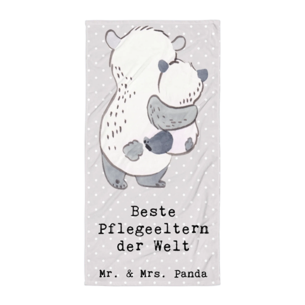 XL bath towel panda Best foster parents in the world extra large swim towel, oversized towel, luxury bath sheet, XL bath towel, spa towel, large beach towel, for, thank you, gift, giving, birthday, birthday present, gift idea, souvenir, make you happy, gift tip, daddy, mom, parents, mommy, family, dad, foster child, parents couple, foster parents, mom and dad, adoption