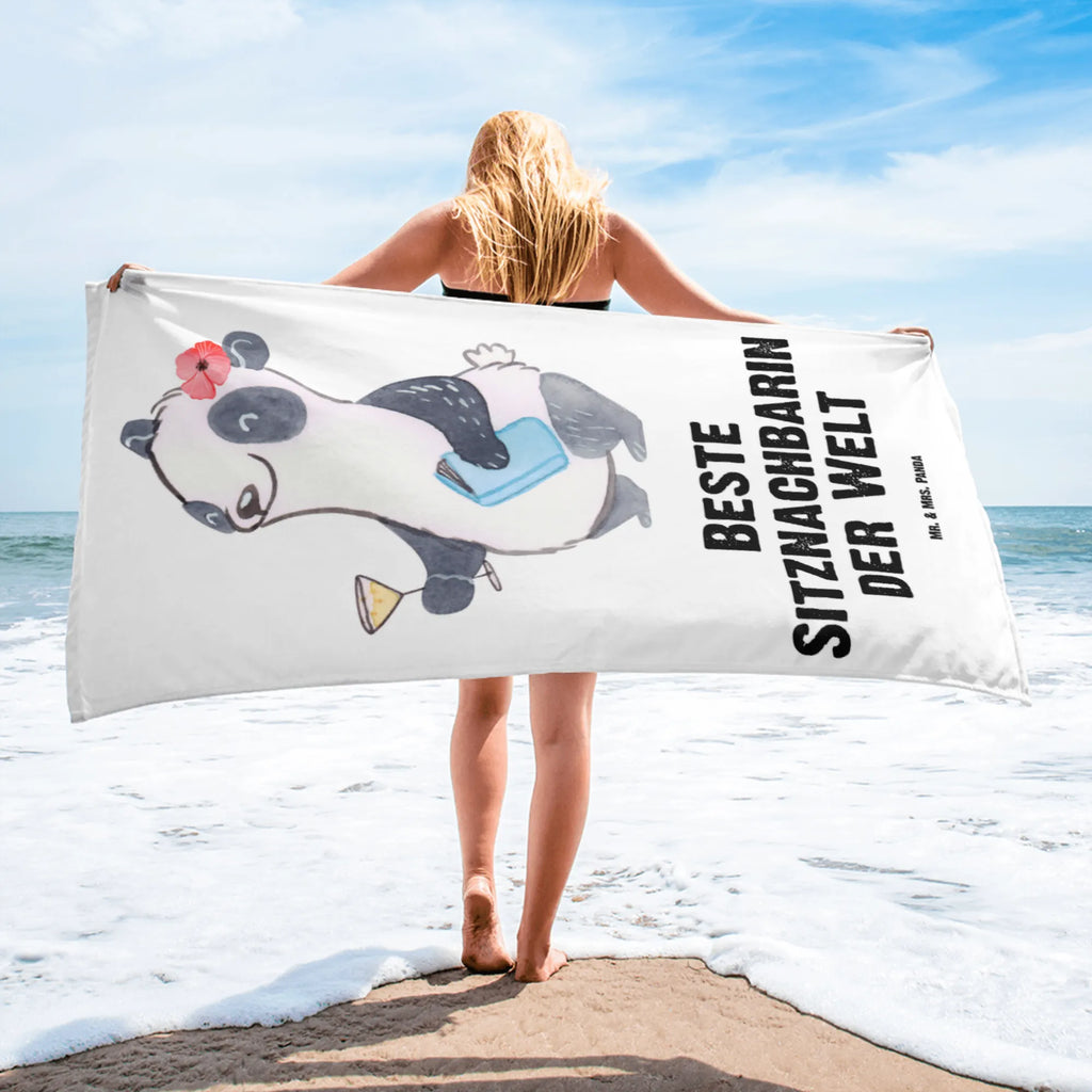 XL bath towel panda Best seatmate in the world XL bath towel, oversized towel, spa towel, extra large swim towel, luxury bath sheet, large beach towel, for, thank you, gift, giving, birthday, birthday present, gift idea, souvenir, make you happy, gift tip, college, seminar, fellow student, world&#39;s best seat neighbor, chair neighbor, Seat neighbor, best seat neighbor in the world, table neighbor, neighbor, classmate, school, university