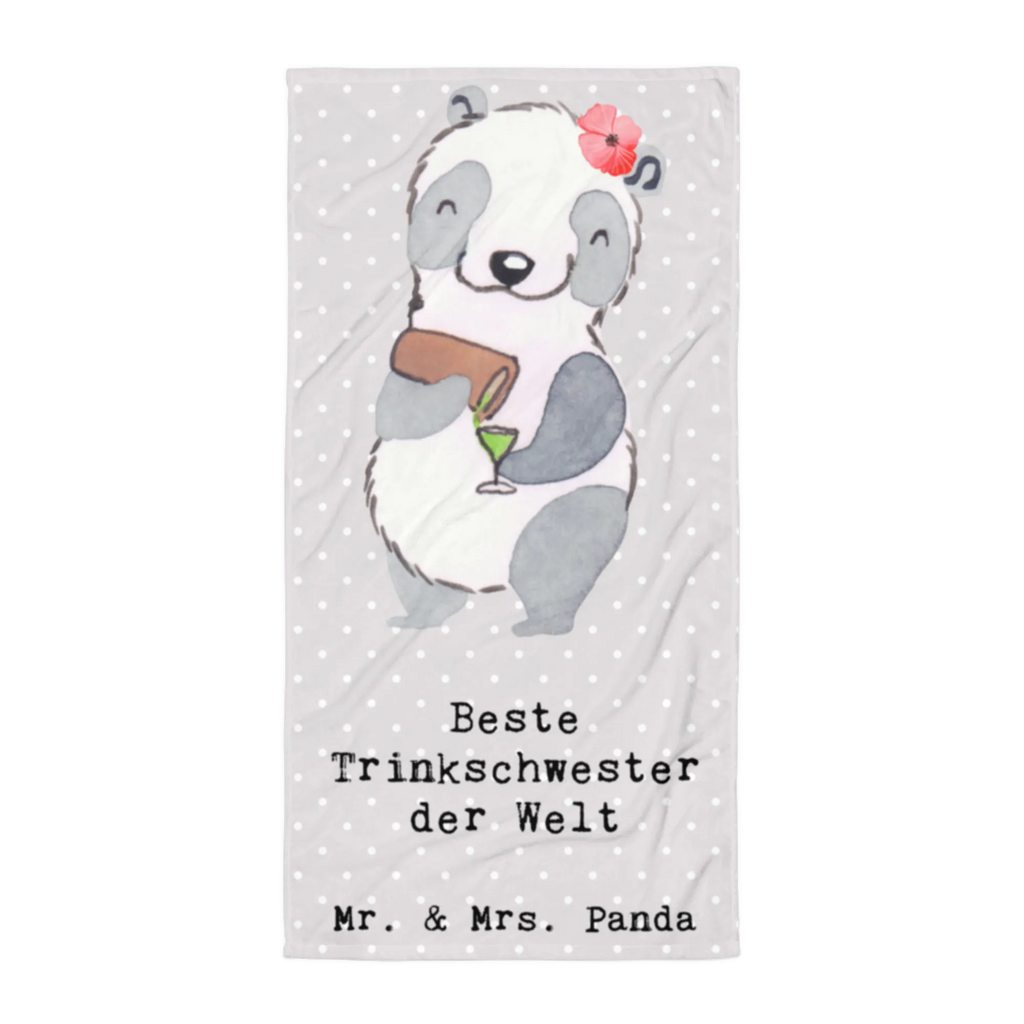 XL bath towel panda Best drinking sister in the world luxury bath sheet, XL bath towel, oversized towel, extra large swim towel, large beach towel, spa towel, for, thank you, gift, giving, birthday, birthday present, gift idea, souvenir, make you happy, gift tip, sister, weekend, sister from another mister, party, drinking sister, bae, Drinking sister, drinking, trifle, friend, alcohol