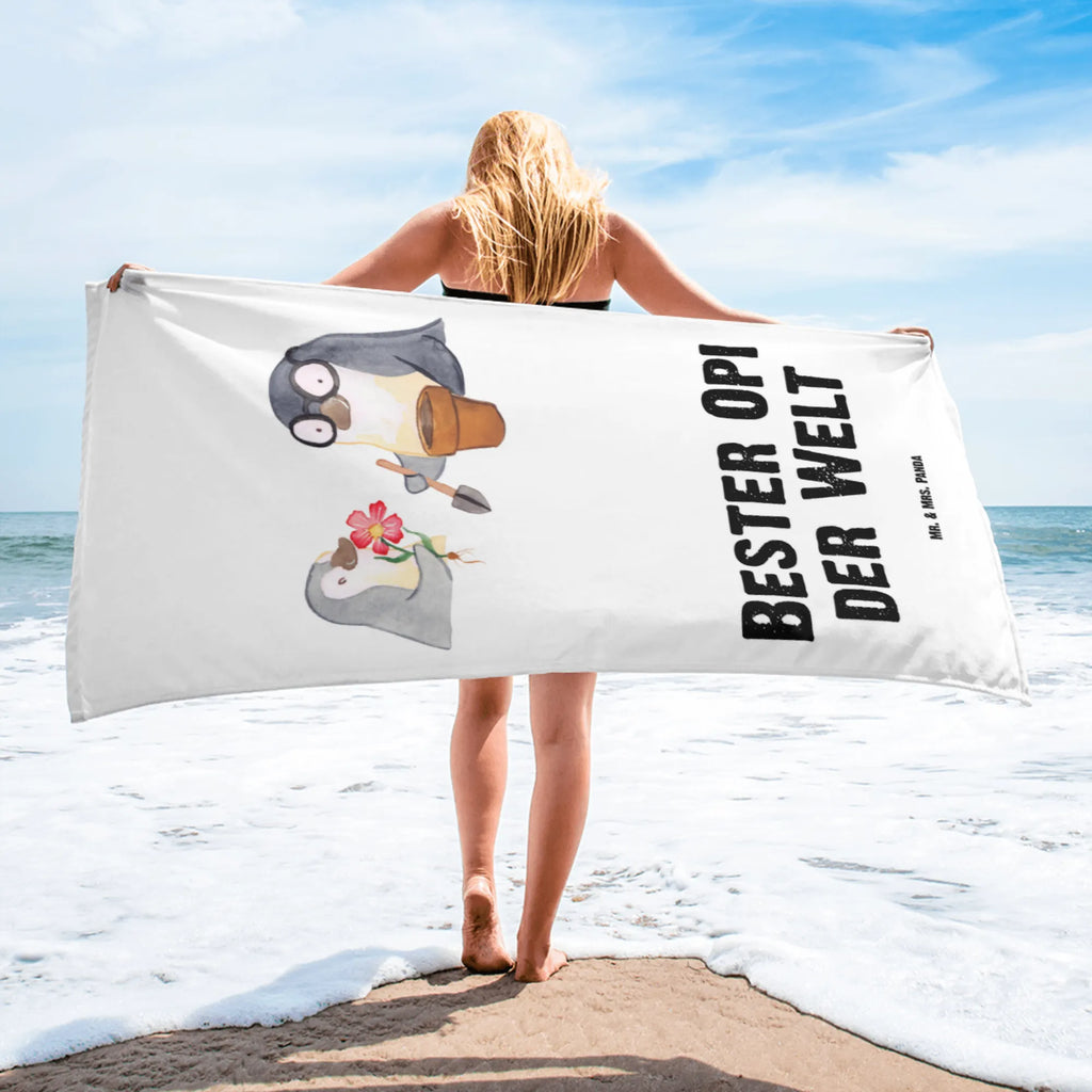 XL ręcznik kąpielowy Pingwin Najlepszy dziadek na świecie dla, Dziękuję, Prezent, Wręczyć, Urodziny, Prezent urodzinowy, Pomysł na prezent, Podziękować, Upominek, Sprawić radość, Tip na prezent