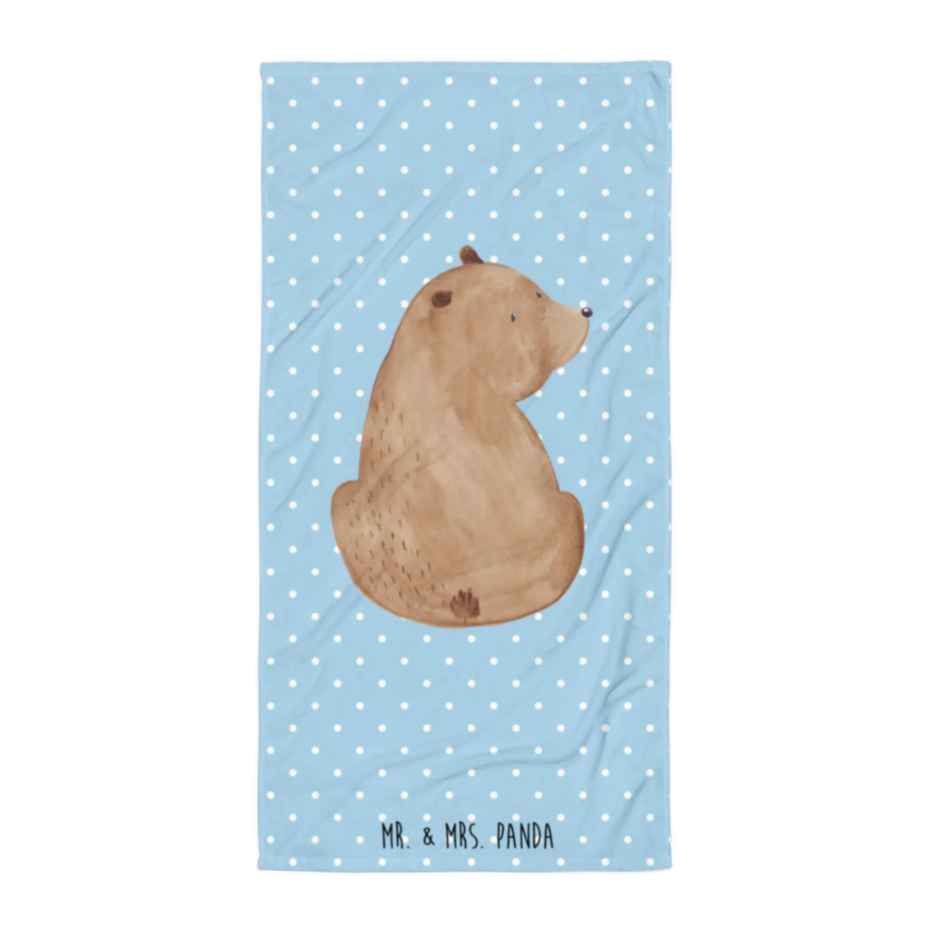 XL bath towel bear shoulder look spa towel, XL bath towel, oversized towel, luxury bath sheet, extra large swim towel, large beach towel, bear, teddy, teddy bear, cuddly toy, wisdom, bear love, motivation, bears, world view, self-esteem