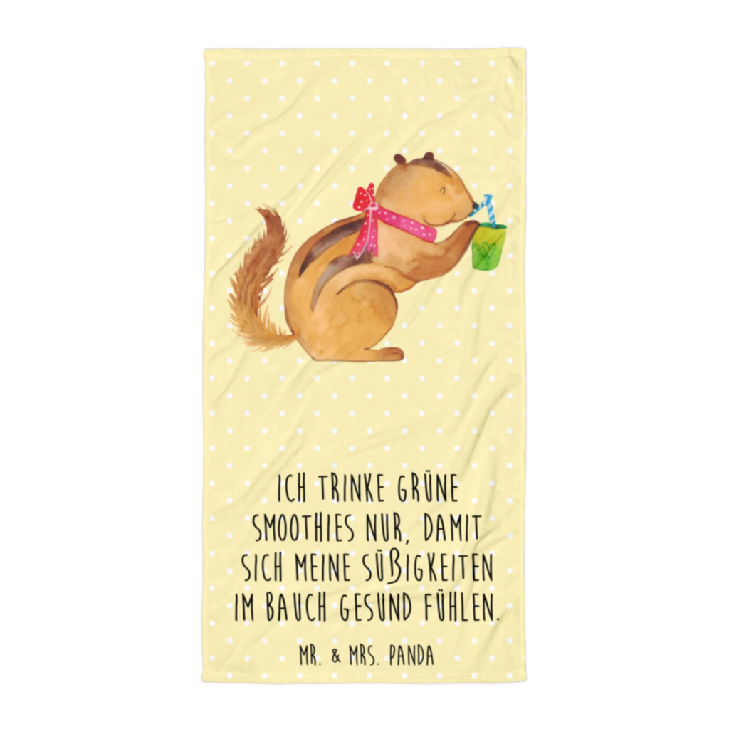 XL ręcznik kąpielowy wiewiórka Smoothie Motywy zwierzęce, dobra energia, zabawne powiedzonka, zwierzęta