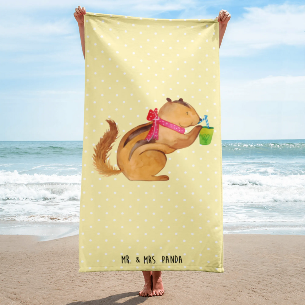 XL ręcznik kąpielowy wiewiórka Smoothie Motywy zwierzęce, dobra energia, zabawne powiedzonka, zwierzęta