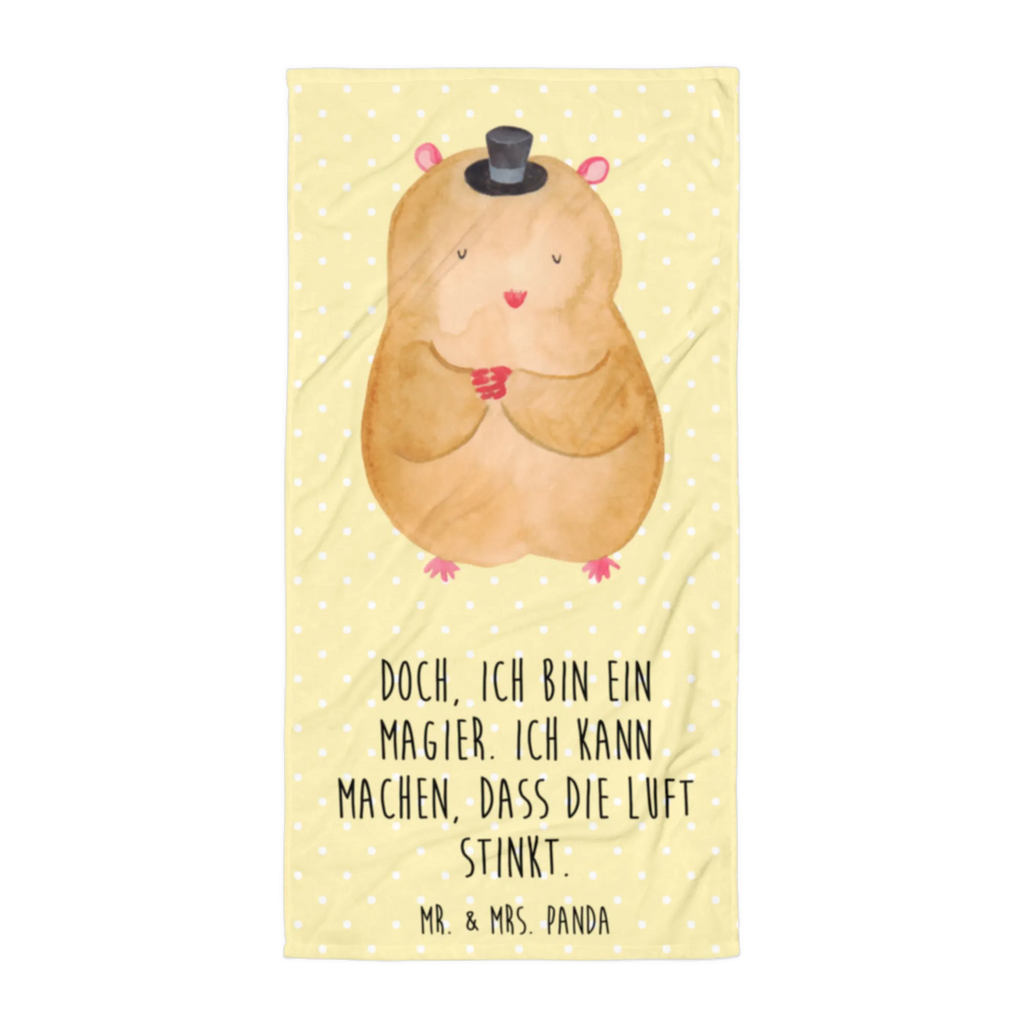 XL ręcznik kąpielowy Chomik kapelusz Motywy zwierzęce, dobra energia, zabawne powiedzonka, zwierzęta