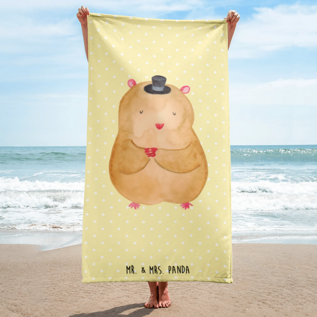 XL ręcznik kąpielowy Chomik kapelusz Motywy zwierzęce, dobra energia, zabawne powiedzonka, zwierzęta