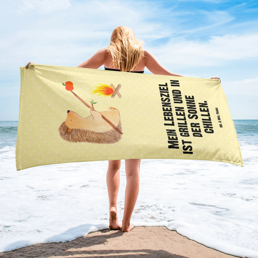 XL bath towel Hedgehog grilling spa towel, luxury bath sheet, large beach towel, oversized towel, XL bath towel, extra large swim towel, small animals, cute, funny, cute animal motives, hand drawn, small world, funny sayings, good mood, happy, gifts, gift ideas, special gifts, animal lover, card, meaning of life, barbecue, unemployed, goals, motivation, hedgehog, saying