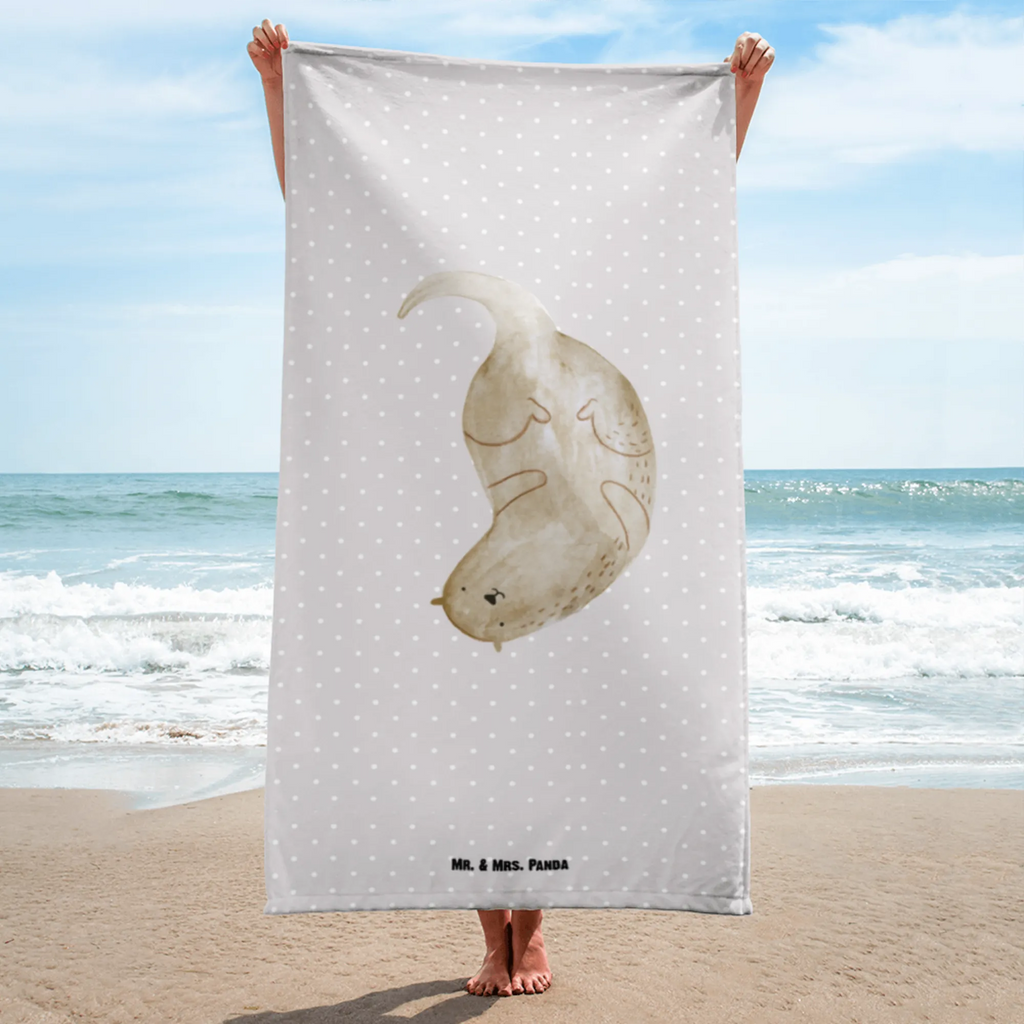 XL bath towel otter upside down spa towel, large beach towel, oversized towel, XL bath towel, luxury bath sheet, extra large swim towel, otter, marten, sea otter, European otter, water mammal, aquatic animal, baby otter, predator, water, otter gifts, animal lover, gift ideas for animal lovers, animal, mammal, water animal, gifts for people in love, Otter Sea Otter Lake Otter
