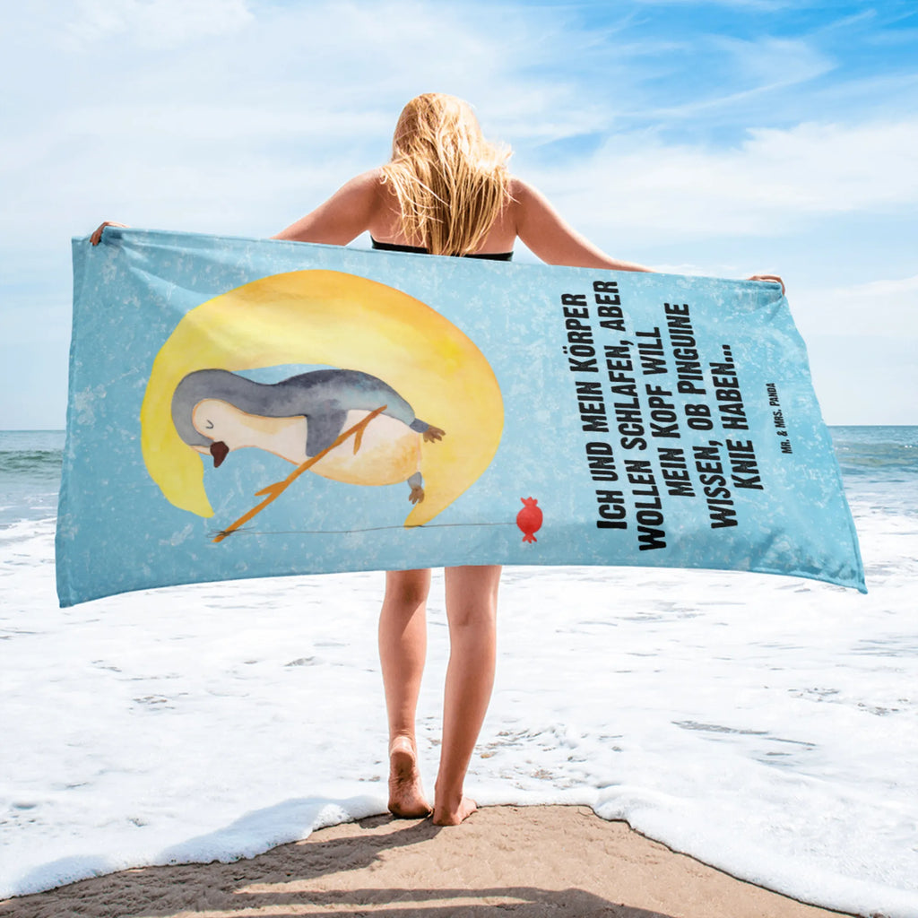 XL bath towel Penguin moon luxury bath sheet, spa towel, extra large swim towel, oversized towel, large beach towel, XL bath towel, Penguin, North Pole, Winter, Penguins, bedroom, night's rest, sleep, guest room, insomnia, penguins, falling asleep, saying